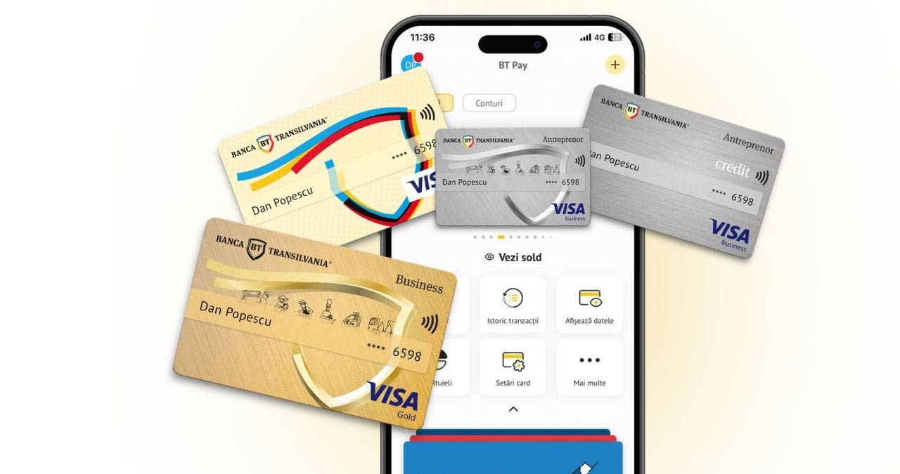 Aplicația BT Pay: Cum adaugi un card, limite de tranzacționare și rezolvare erori 1 Aplicația BT Pay - Gestionare carduri si limite in aplicatia mobila